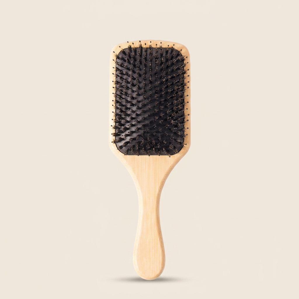Bamboo Boar Bristle Brush - view 2