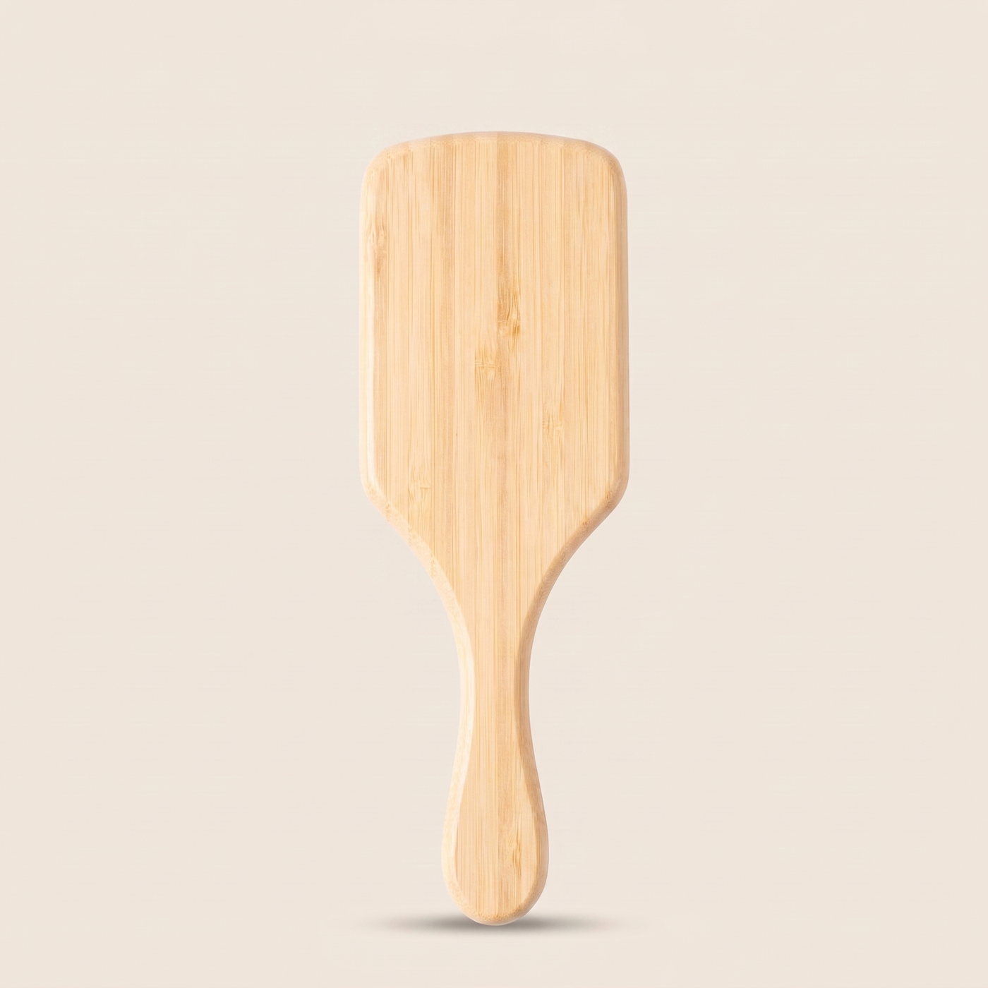 Bamboo Bristle Brush, back view