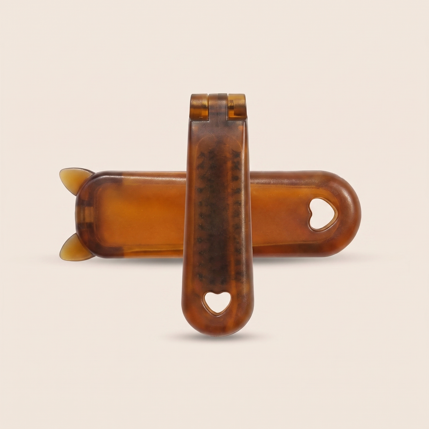 Folding Travel Comb, back view